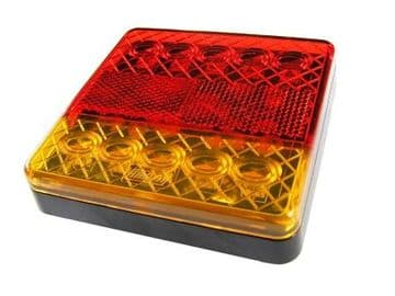 4 FUNCTION 12v SQUARE LED LIGHT MP 862B
