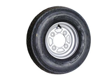 400 x 8 TYRE AND WHEEL 115mm PCD