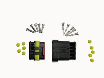 5 WAY SUPERSEAL WATERPROOF ELECTRICAL CONNECTOR KIT