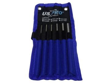 6 PIECE PARALLEL PIN PUNCH SET