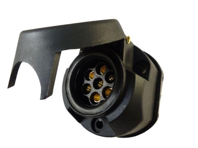 7 PIN SOCKET 'N TYPE' WITH RUBBER PLUG SEAL