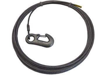 7M WINCH CABLE AND HOOK