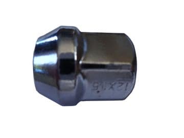 CHROMED CONICAL M12 X 1.5 WHEEL NUT