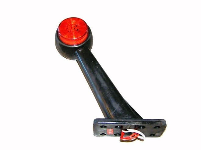 LED RED AND WHITE 45 DEGREE MARKER LIGHT
