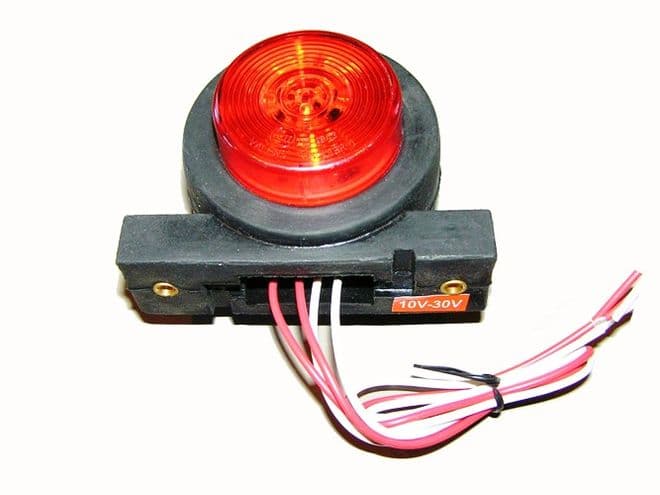 LED RED AND WHITE MARKER LIGHT