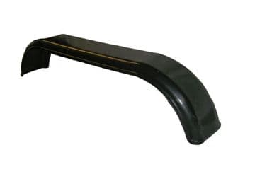PAIR OF PLASTIC TRAILER TANDEM MUDGUARDS 7" X 48"