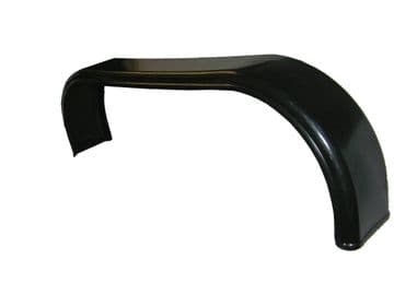 PAIR OF PLASTIC TRAILER TANDEM MUDGUARDS 8" X 61"