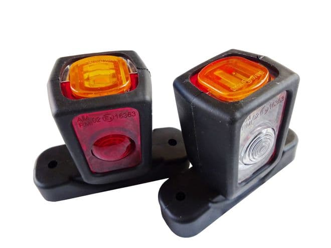 PAIR OF STALK 10-30V MARKER LIGHTS SHORT 15223