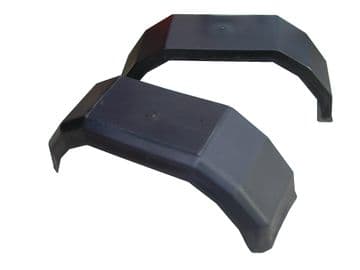PLASTIC TRAILER MUDGUARDS FOR 8in WHEELS