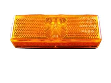 RADEX AMBER RECTANGULAR MARKER LAMP