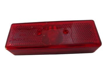 RADEX RED RECTANGULAR MARKER LAMP