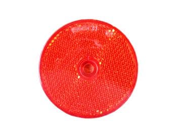 ROUND RED REAR REFLECTOR