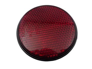 ROUND STICKY RED REAR REFLECTOR