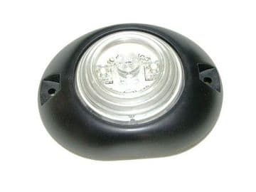 ROUND VARIVOLT CLEAR FRONT LED MARKER LAMP
