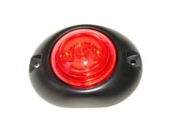 ROUND VARIVOLT RED REAR LED MARKER LAMP