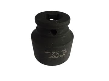 US PRO 1/2 INCH DRIVE 32MM SOCKET FOR AL-KO, KNOTT, BPW, HUB NUTS(3830)