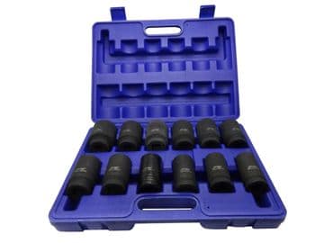 US PRO 12 PIECE 3/4" DRIVE METRIC DEEP IMPACT SOCKETS (1360)
