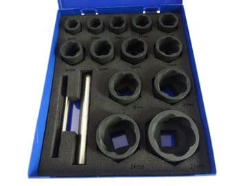 US PRO 15PC IMPACT BOLT EXTRACTOR SET (2606)