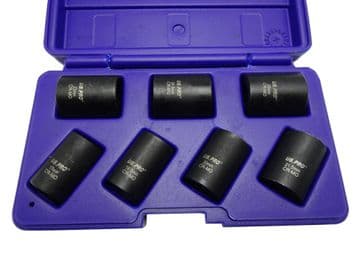 US PRO 7 PIECE LOCKING WHEEL NUT REMOVAL SOCKETS