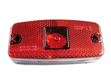 VARIVOLT RED REAR LED MARKER LAMP WITH INTEGRAL REFLECTOR