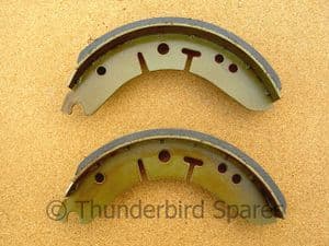 Brake Shoes, Triumph/BSA, 8 inch, Pair, Conical Hub, Front, 37-3713, 1971-1972