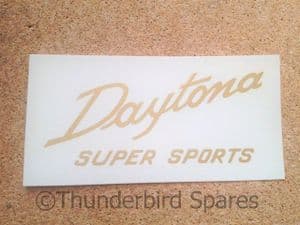 Daytona Super Sports Transfer, Water Slide, Triumph Daytona 1968-1970*, 60-0677