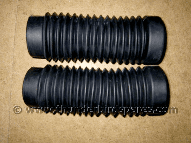 Royal Crusaders Fork Gaiters Set For Classic BSA & Triumph Motorcycles - Fits B25, C25, B44, A65, T250, TR25W