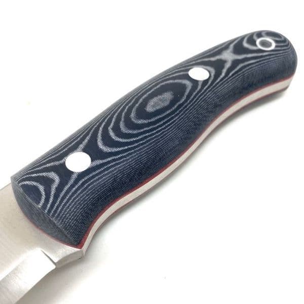 Mk II TBS Boar Bushcraft Knife - Black Micarta - Multi Carry Sheath