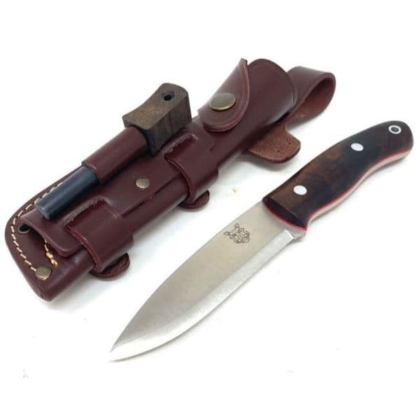 Mk II TBS Boar Bushcraft Knife - TBS Firesteel Edition - Turkish Walnut