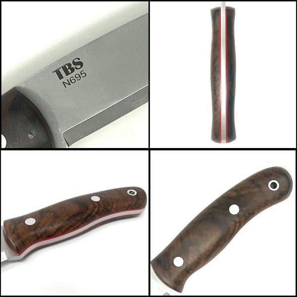 MK II TBS Boar Bushcraft Knife - Turkish Walnut - Standard Sheath