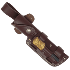 MK II TBS Leather Multi Carry Leather Knife Sheath with Firesteel Attachment - Regular