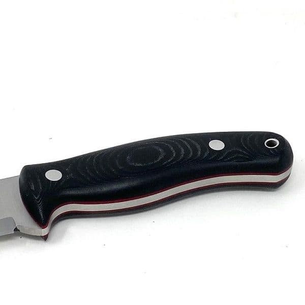 Mk II TBS Timberwolf Bushcraft Knife - Standard Sheath - Black Micarta