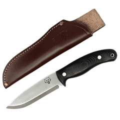 Mk II TBS Timberwolf Bushcraft Knife - Standard Sheath - Black Micarta