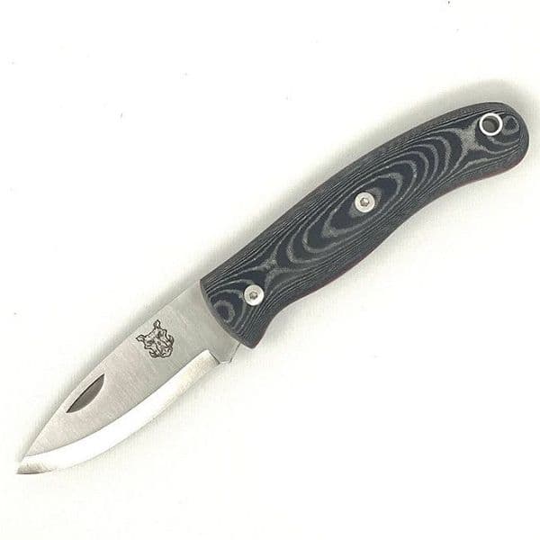 Mk III TBS Boar EDC Folding Pocket Knife - Black Micarta