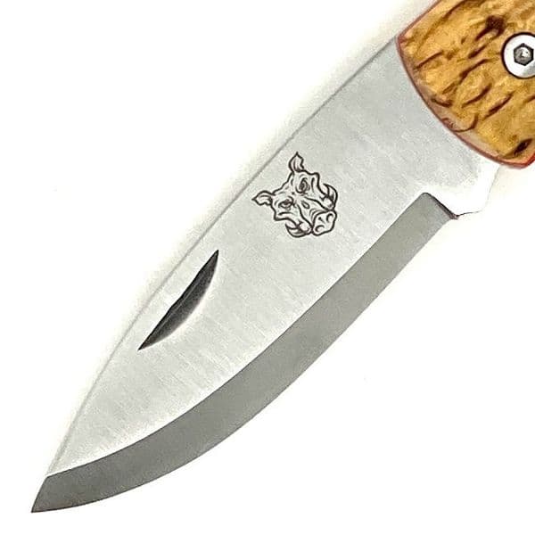 Mk III TBS Boar EDC Folding Pocket Knife - Curly Birch