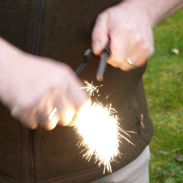 MKII TBS Lynx Bushcraft Knife - Turkish Walnut - Firesteel Edition