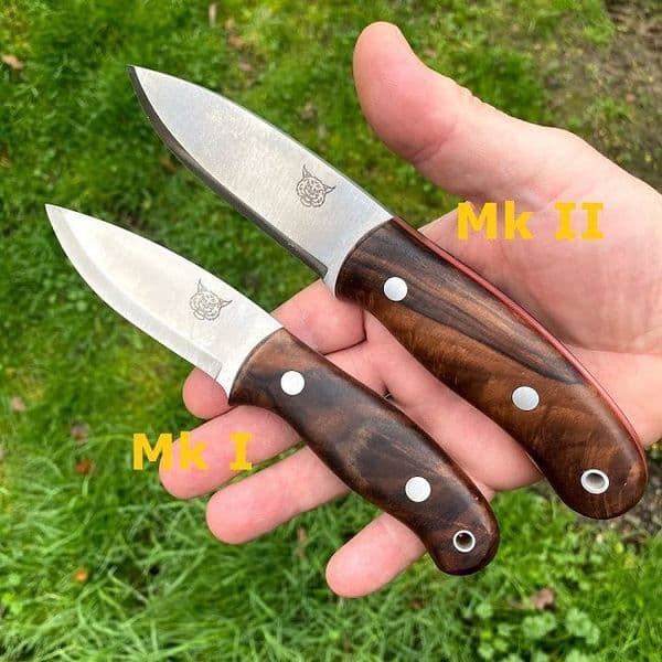MKII TBS Lynx Bushcraft Knife - Turkish Walnut - Firesteel Edition