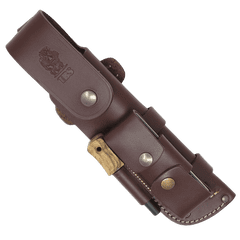 New TBS Leather Full Cover Knife Sheath with DC4 & Firessteel Attachment