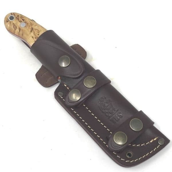 TBS Grizzly Bushcraft Survival Knife - Curly Birch