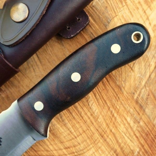 TBS Grizzly Bushcraft Survival Knife - Turkish Walnut - DC4 & TBS Firesteel Edition