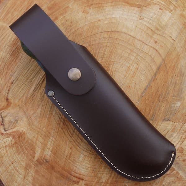 TBS Leather Folding Saw Belt Pouch - Ideal for a Bahco or Opinel Saw