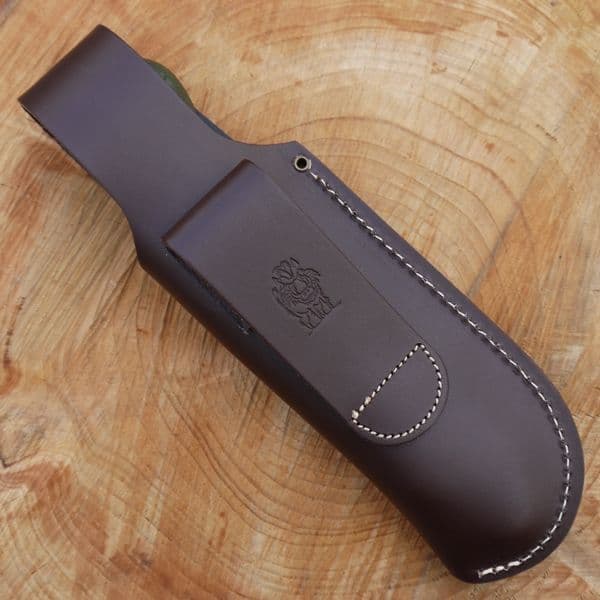 TBS Leather Folding Saw Belt Pouch - Ideal for a Bahco or Opinel Saw