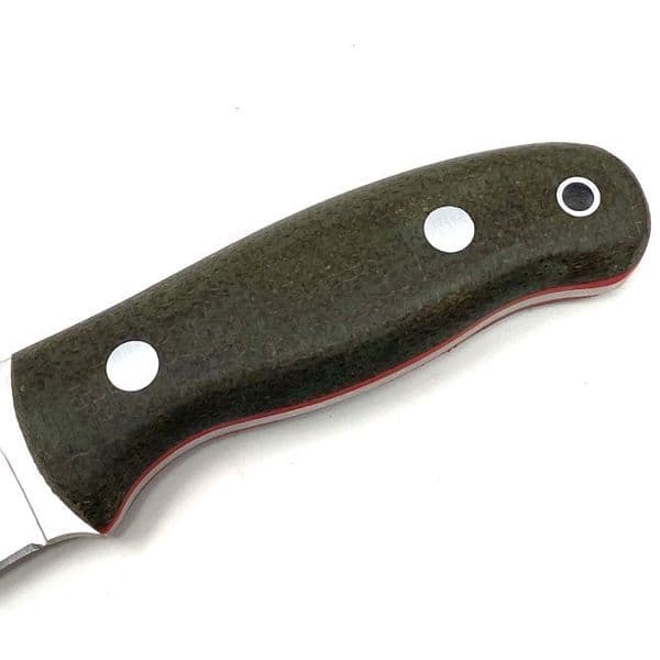 TBS Lynx Compact Knife - Green Canvas Micarta