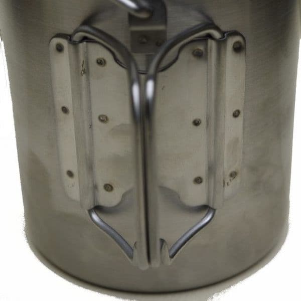TBS Outdoor 750ml Stainless Steel Pot/Canteen Pot with Bail Handle