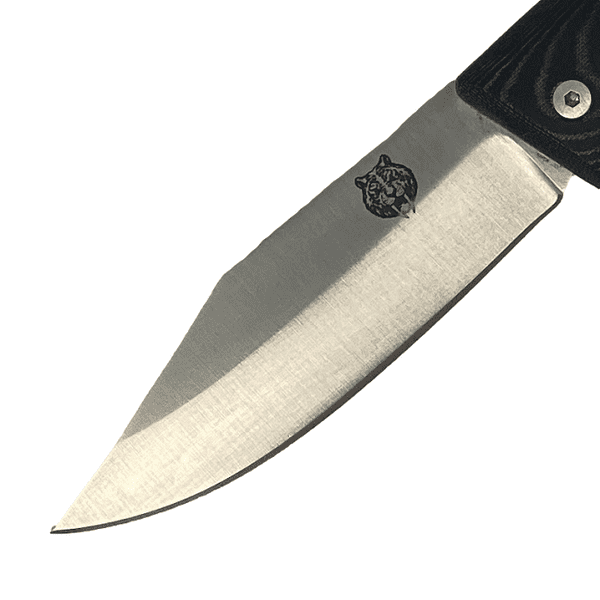 TBS Sabretooth Folding Lock Knife - Black Micarta