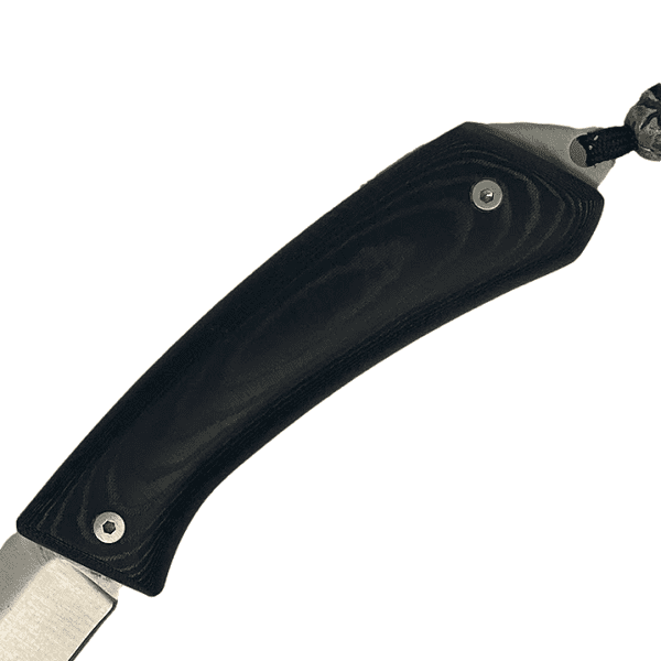 TBS Sabretooth Folding Lock Knife - Black Micarta