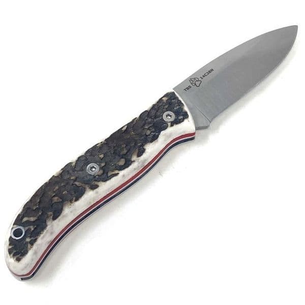 TBS Timberwolf EDC Folding Pocket Knife - Stag Antler