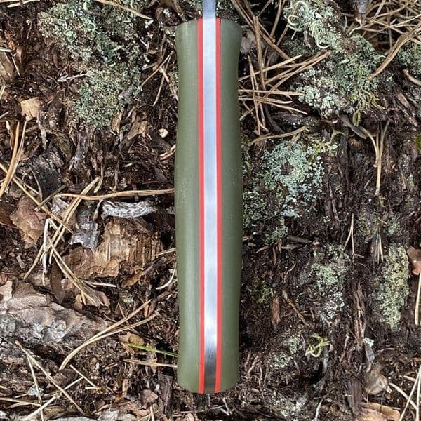 The NEW TBS Timberwolf Knife - The Ultimate All Rounder - Green G10 - Kydex Sheath