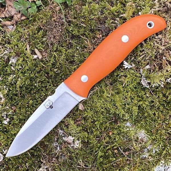 The NEW TBS Timberwolf Knife - The Ultimate All Rounder - Orange G10 - Kydex Sheath