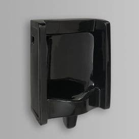 Back Inlet Healey & Lord Florida Black Urinal Bowl